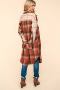 Load image into Gallery viewer, Plus Flannel Plaid Oversized Shacket