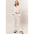 Load image into Gallery viewer, Front Top And Pants Set