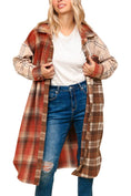 Load image into Gallery viewer, Plus Flannel Plaid Oversized Shacket