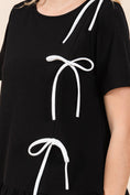 Load image into Gallery viewer, 3-Bow Short Sleeve Top
