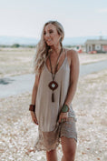 Load image into Gallery viewer, Prima Lace Hem Slip - Mocha
