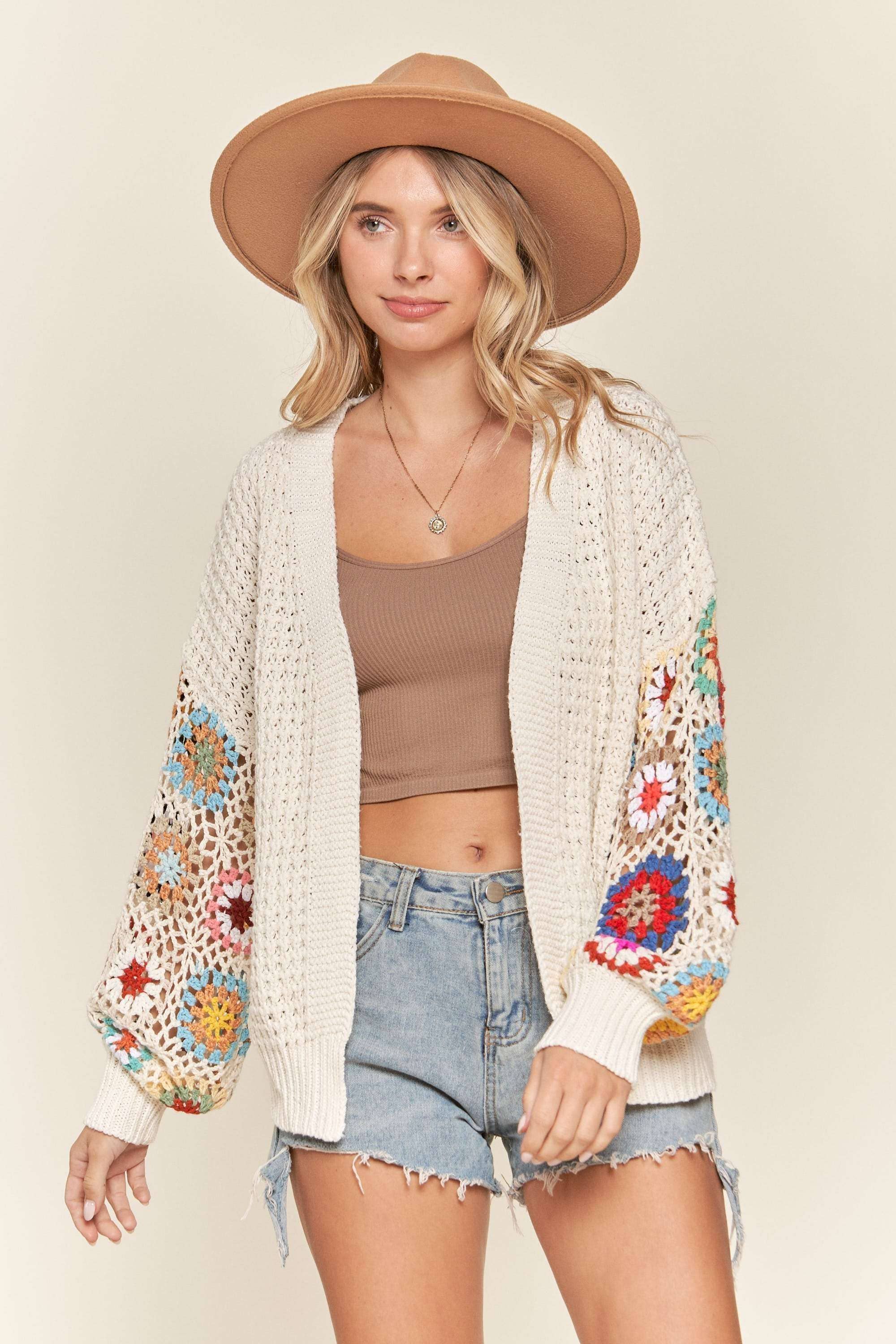 MULTI PATTERN CARDIGAN