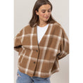 Load image into Gallery viewer, Plaid Pattern Oversized Jacket
