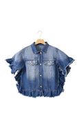 Load image into Gallery viewer, Cassy Short Sleeve Denim Jacket | S-2XL
