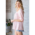 Load image into Gallery viewer, Smocked Neck Puff Sleeve Top
