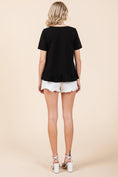 Load image into Gallery viewer, 3-Bow Short Sleeve Top
