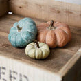 Load image into Gallery viewer, Small Resin Harvest Pumpkin
