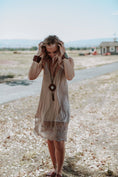 Load image into Gallery viewer, Prima Lace Hem Slip - Mocha
