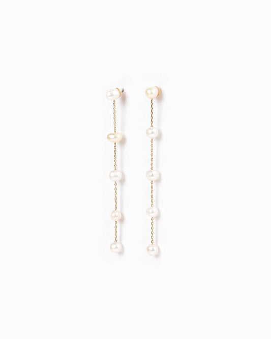 Freshwater Pearl by the Yard Drop Earrings