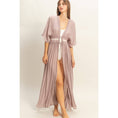 Load image into Gallery viewer, Tie-Front Lace Long Duster
