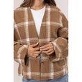 Load image into Gallery viewer, Plaid Pattern Oversized Jacket
