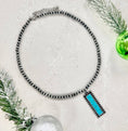 Load image into Gallery viewer, Perfect Timing Turquoise Stone Necklace
