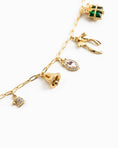 Load image into Gallery viewer, Sparkly Christmas 7 Charm Necklace
