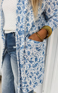 Load image into Gallery viewer, BLUE SPRING PRINT LOLA CARDIGAN
