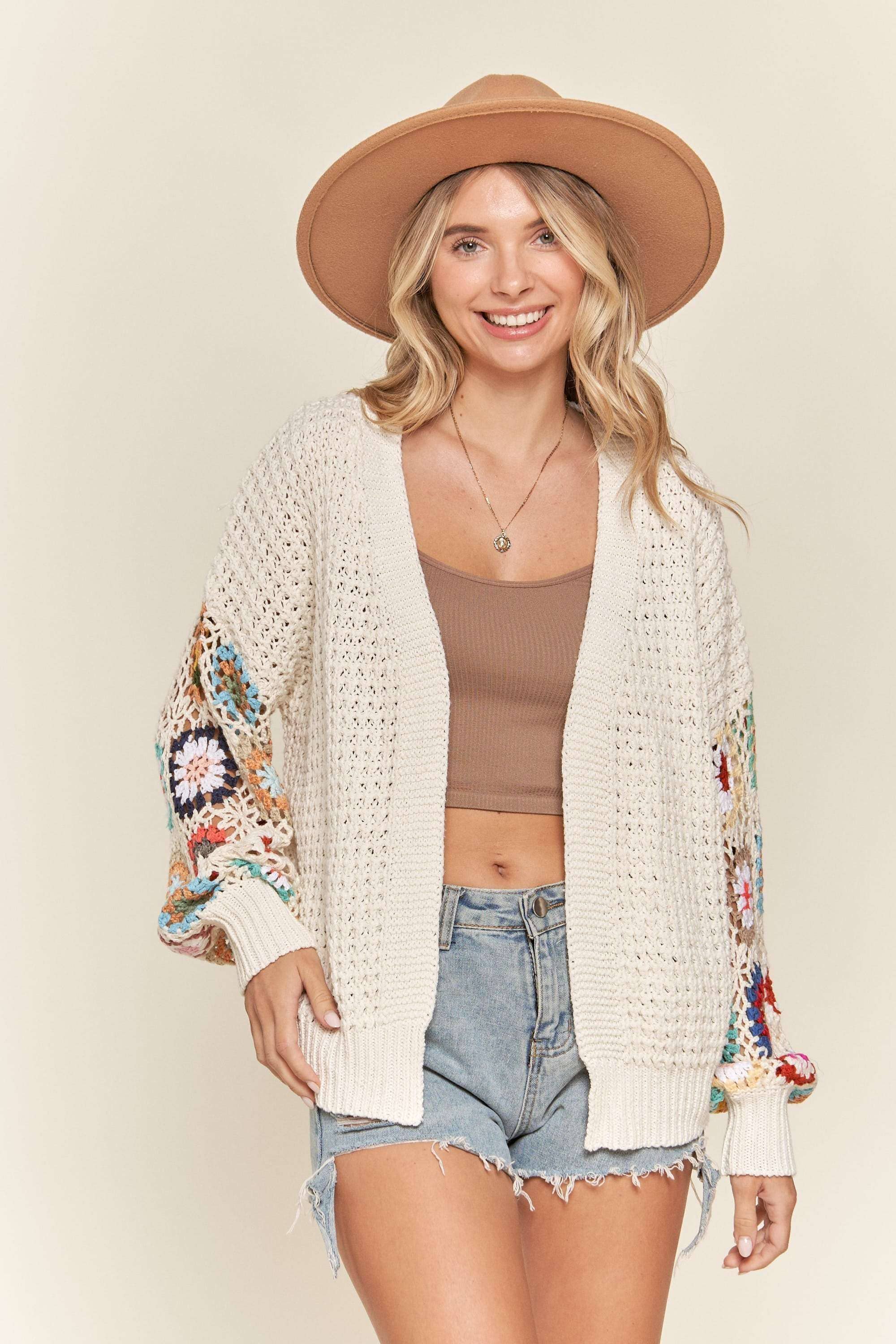 MULTI PATTERN CARDIGAN