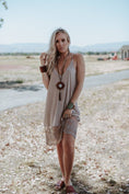 Load image into Gallery viewer, Prima Lace Hem Slip - Mocha
