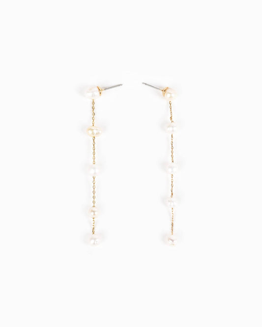 Freshwater Pearl by the Yard Drop Earrings