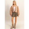 Load image into Gallery viewer, Quilted Floral Embroidered Padding Jacket
