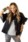 Load image into Gallery viewer, Cassy Short Sleeve Denim Jacket | S-2XL
