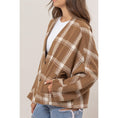 Load image into Gallery viewer, Plaid Pattern Oversized Jacket
