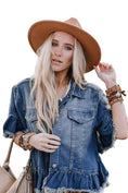 Load image into Gallery viewer, Cassy Short Sleeve Denim Jacket | S-2XL
