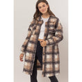 Load image into Gallery viewer, Plaid Boucle Longline Shacket
