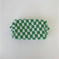 Load image into Gallery viewer, Checkered Pattern Make Up Bags
