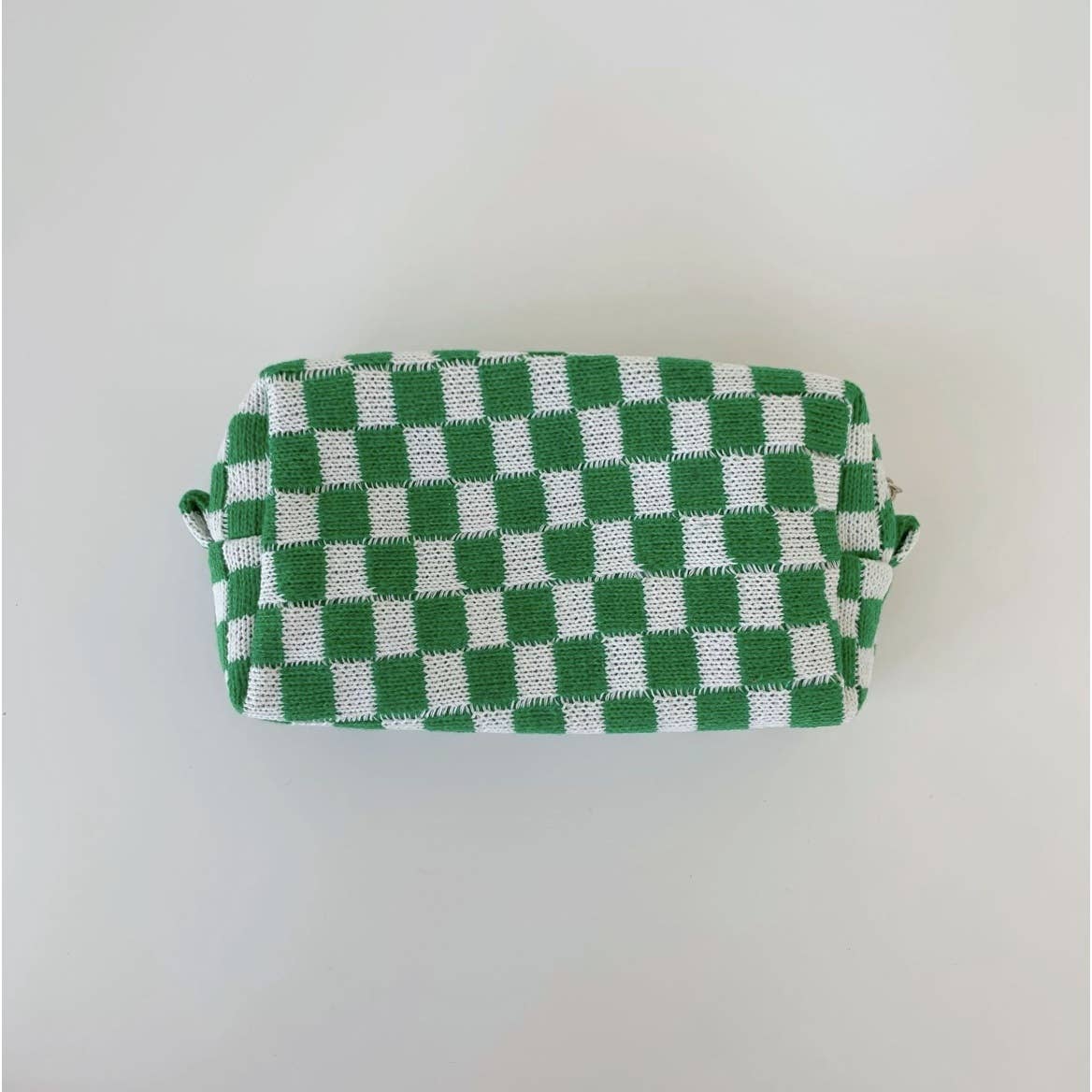 Checkered Pattern Make Up Bags