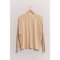 Load image into Gallery viewer, Seam Front Long Sleeve Top
