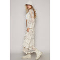 Load image into Gallery viewer, Crochet bell sleeve long open cardigan
