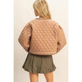 Load image into Gallery viewer, Quilted Floral Embroidered Padding Jacket
