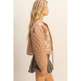 Load image into Gallery viewer, Quilted Floral Embroidered Padding Jacket
