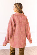 Load image into Gallery viewer, Prairie Rose Shacket with Lace Pocket
